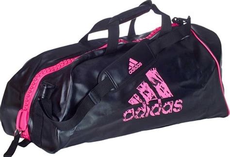 adidas Super Sporttas Zwart/Roze Medium 